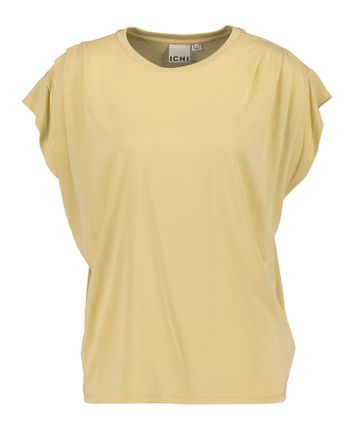 Gele t-shirts met korte mouwen Ichi 