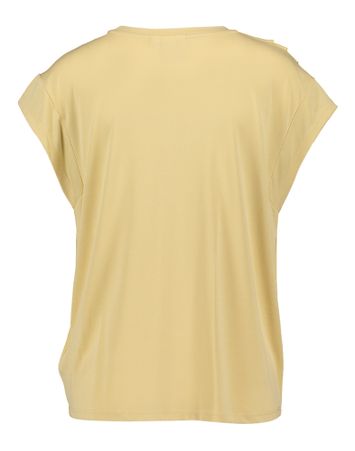 Gele t-shirts met korte mouwen Ichi 