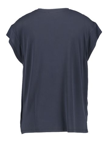 Blauwe t-shirt met korte mouwen Ichi 