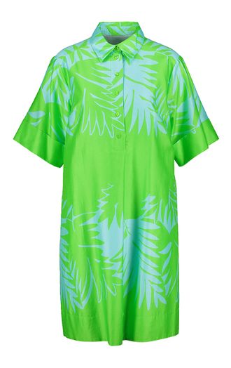 Groene jruk met bloemenprint Nelles Atmos 