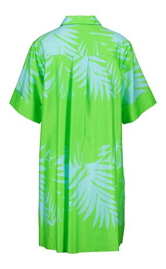 Groene jruk met bloemenprint Nelles Atmos 