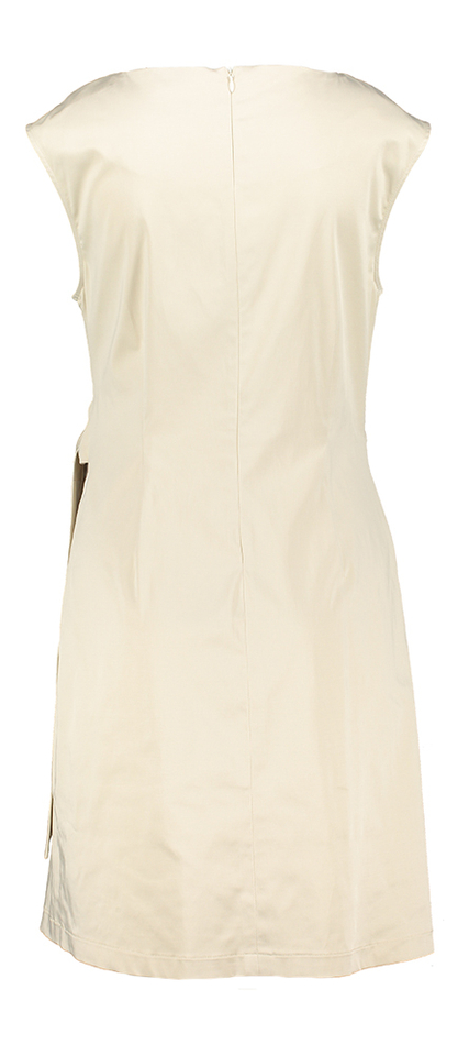 Beige jurk met strop in de taille Velda Atmos