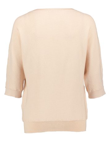 Lichtroze pull met ronde hals en pailletten Jula Atmos