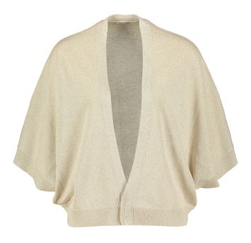 Champagne kleurige openvallende gilet Juul Atmos