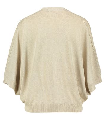 Champagne kleurige openvallende gilet Juul Atmos