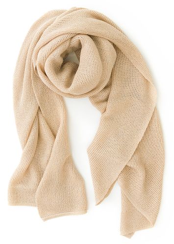 Beige sjaal met glitterdraad Juul Atmos