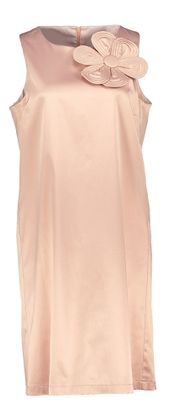 SENSO Oudroze mouwloze jurk met broche Efeso