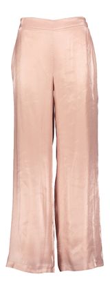 SENSO Rosé glanzende broek met elastiek Cuma