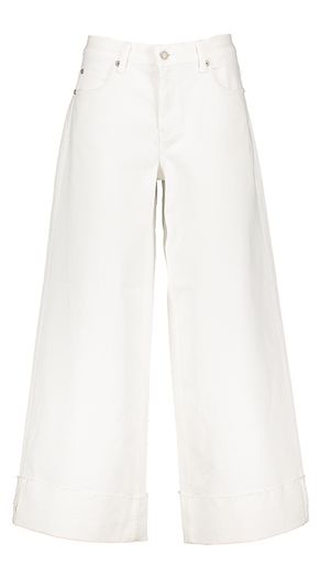 Witte Super wide leg enkel jeans Mac