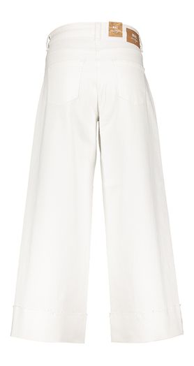 Witte Super wide leg enkel jeans Mac