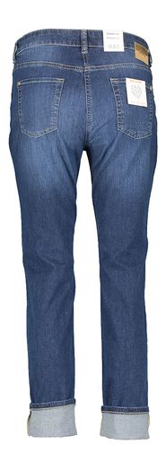 Donkerblauwe straight fit enkel jeans Mac 