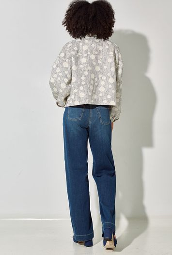 Donkerblauwe bootcut fit Mac