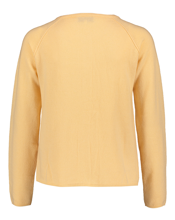 Oranje wollen gilet met cashmere Rosemunde 