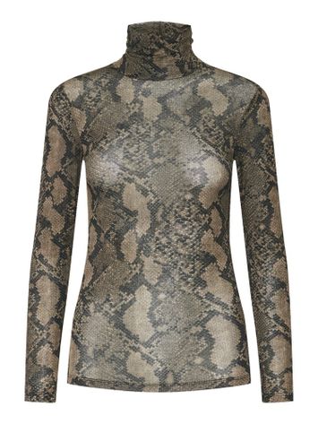 T-shirt in slangenprint Yaswoola Y.A.S