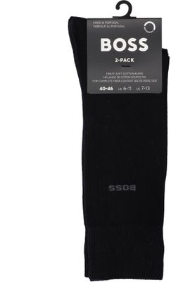 Zwarte kousen duo pack Hugo Boss