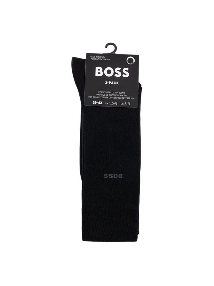 Zwarte kousen duo pack Hugo Boss