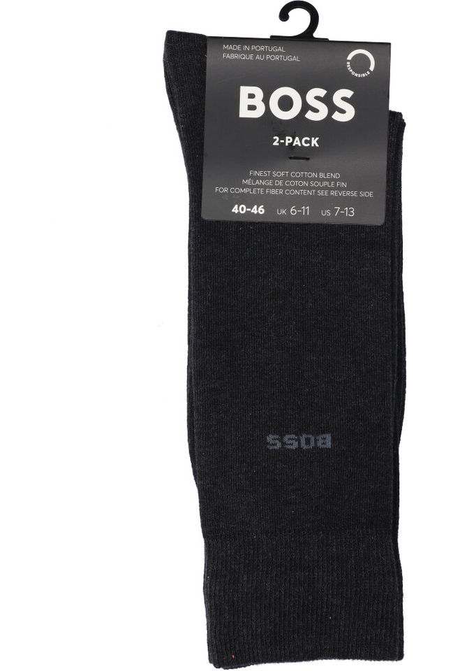 Charcoal kousen duo pack Hugo Boss