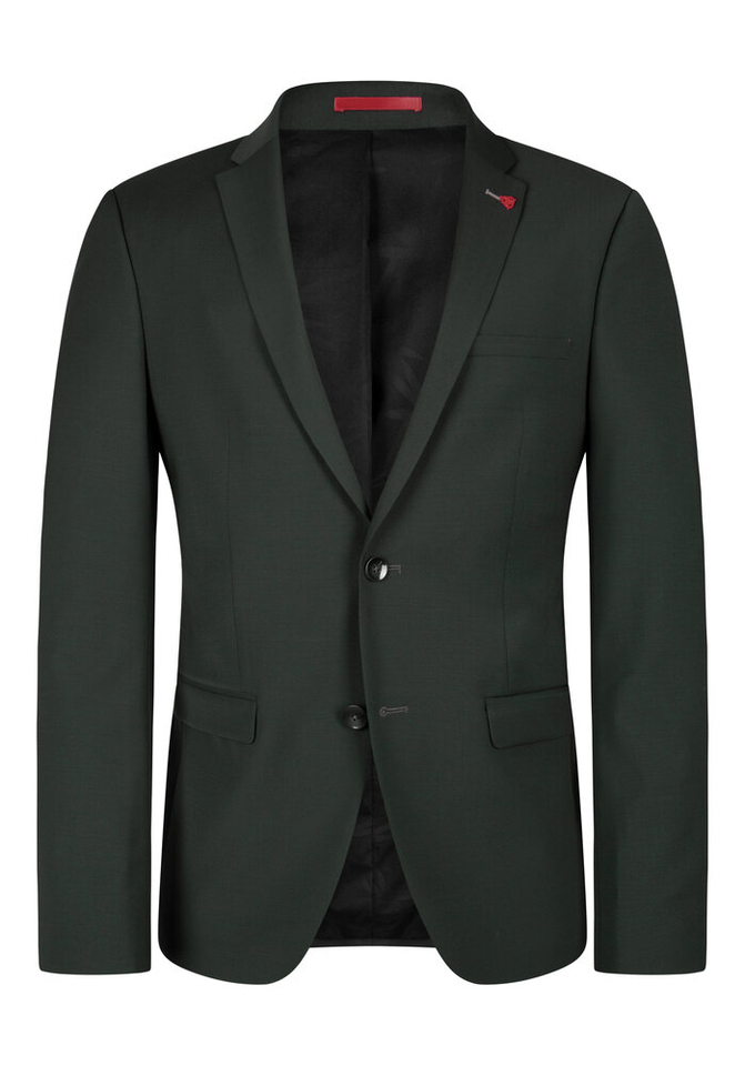 Donkergroene kostuum vest (slim fit) Roy Robson 