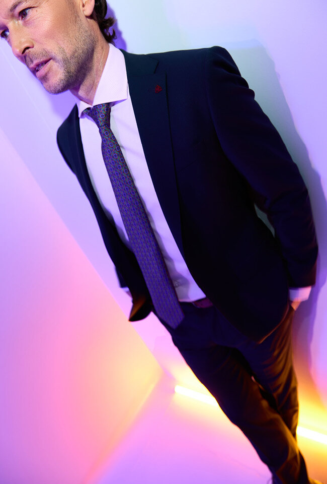 Donkergroene kostuum vest (slim fit) Roy Robson 