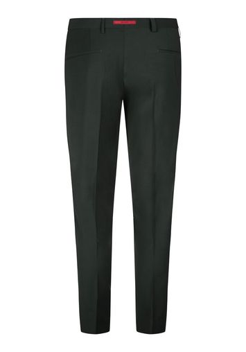Donkergroene kostuumbroek slim fit Roy Robson