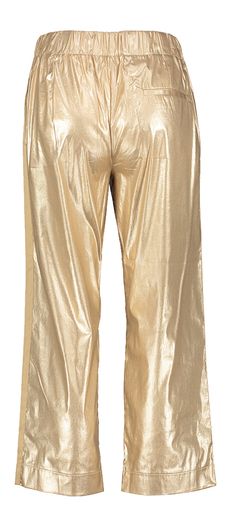 Goudkleurige broek met elastiek Bonita Bellepiece