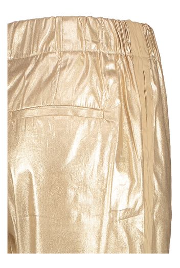 Goudkleurige broek met elastiek Bonita Bellepiece