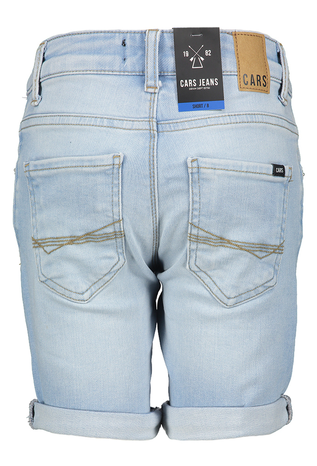 Licht blauwe jeans short California Cars 