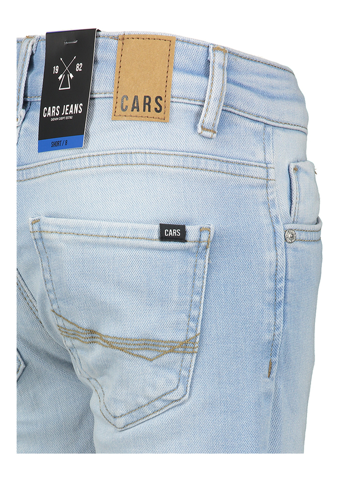 Licht blauwe jeans short California Cars 