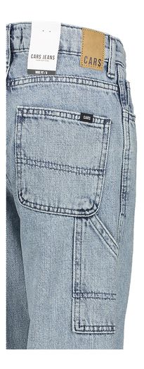 Lichtblauwe tapered cargo jeans Cars