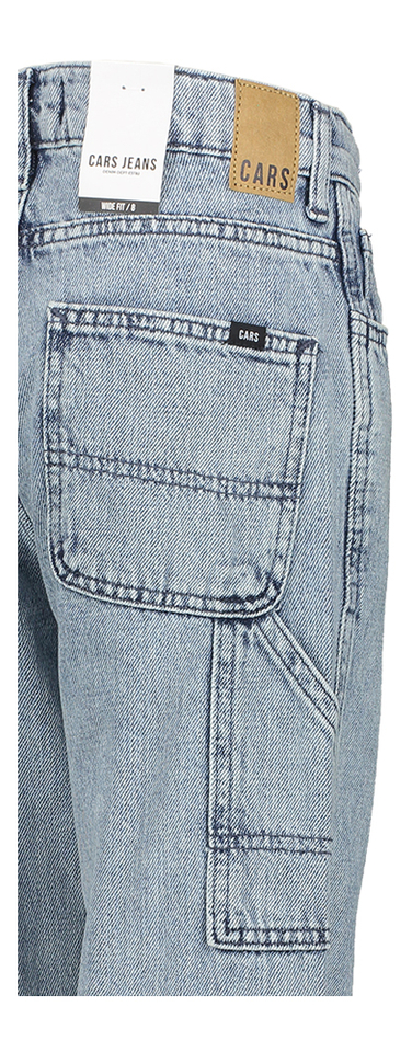 Lichtblauwe tapered cargo jeans Cars