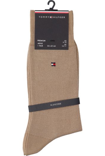 Taupe kousen Tommy Hilfiger