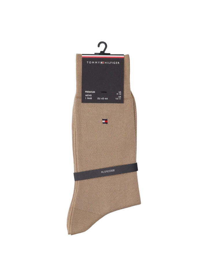 Taupe kousen Tommy Hilfiger