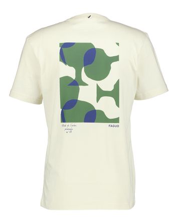 Beige katoenen t-shirt Faguo