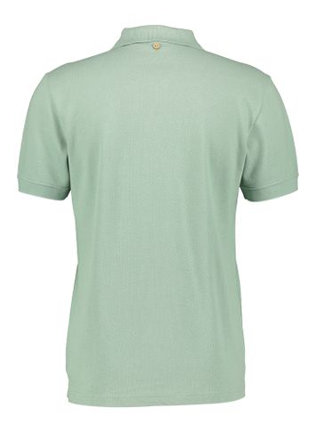 Groene polo met logo Faguo