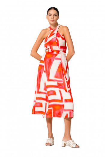 Multi-color kleed Caroline Biss