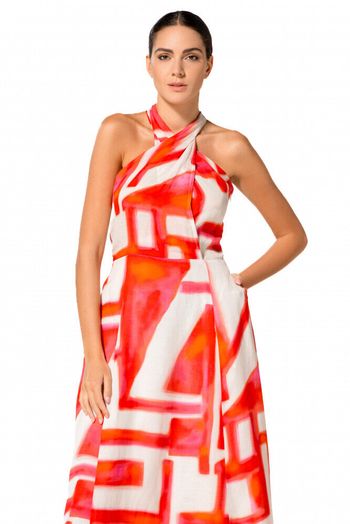 Multi-color kleed Caroline Biss