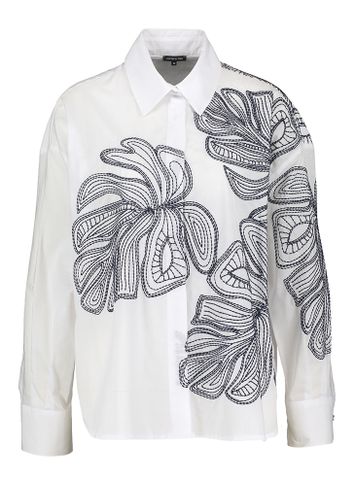 Witte bloes met bloemenprint Caroline Biss