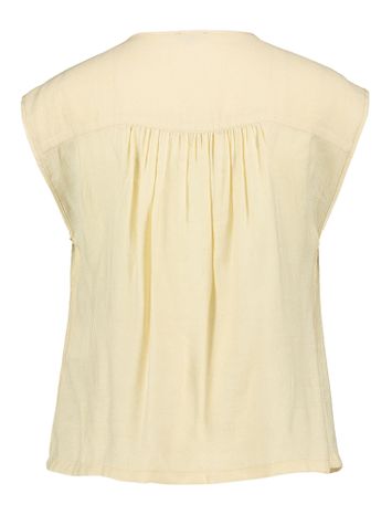 Beige bloes met sierlijke knopen Caroline Biss