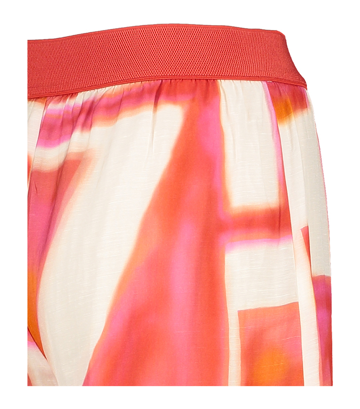 Kleurrijke linnen broek Caroline Biss