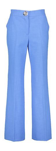 Lichtblauwe wijde broek met plooi Caroline Biss 