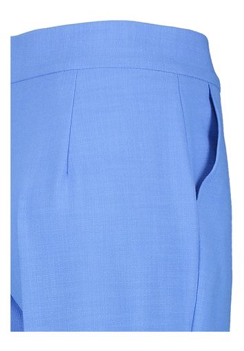 Lichtblauwe wijde broek met plooi Caroline Biss 