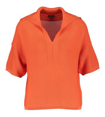 Oranje trui met korte mouwen Caroline Biss