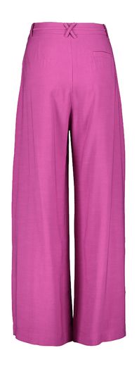 Framboos kleurige wijde broek met bandplooi Julio Suncoo