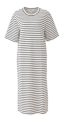 Soaked In Luxury Zwart wit gestreepte trui jurk