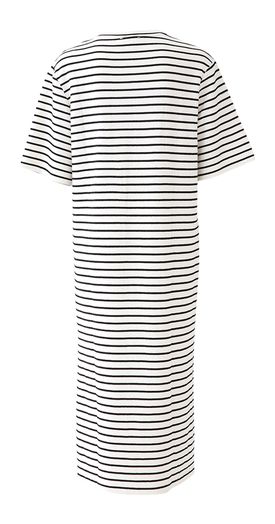 Zwart wit gestreepte trui jurk Soaked In Luxury