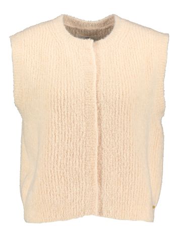 Poeder roze openvallende gilet Craig Des Petits Hauts