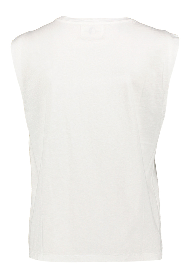 Witte T-shirt met ronde hals Zaeba Des Petits Hauts