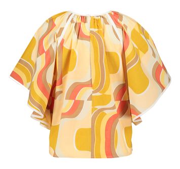 Multicolor blouse met vlindermouwen Lita Belarra Ma Poesie
