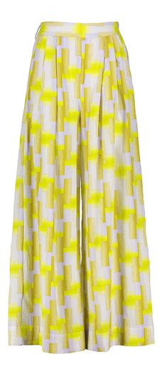 Geel en zilverkleurige broek Penelope Echo Ma Poesie