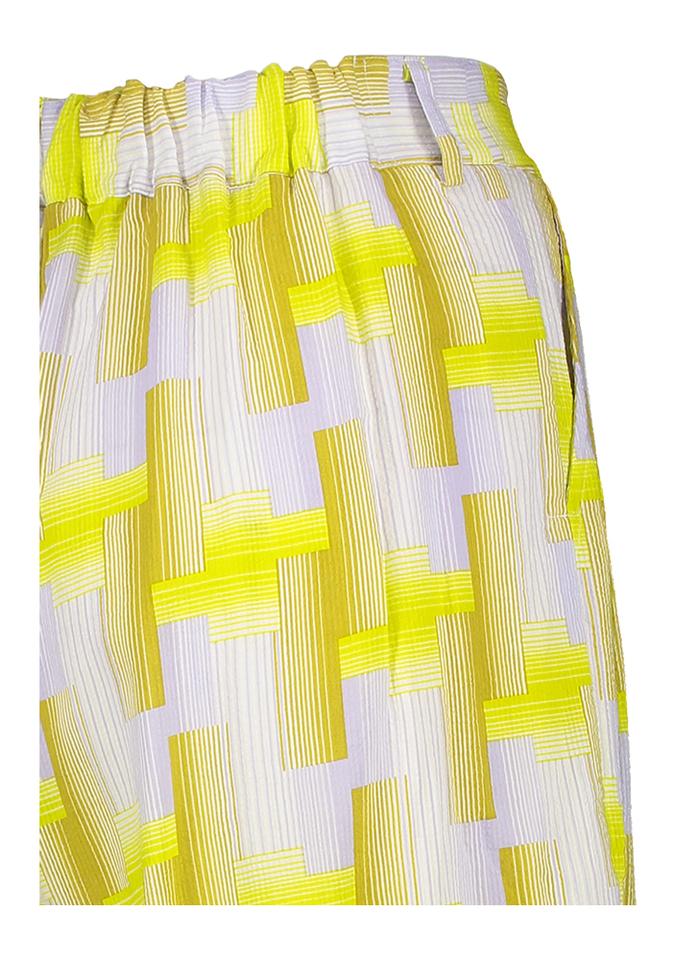 Geel en zilverkleurige broek Penelope Echo Ma Poesie